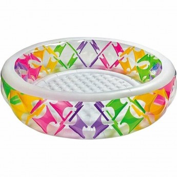Детский надувной бассейн INTEX 56494, с цветными вставками от 6 лет,