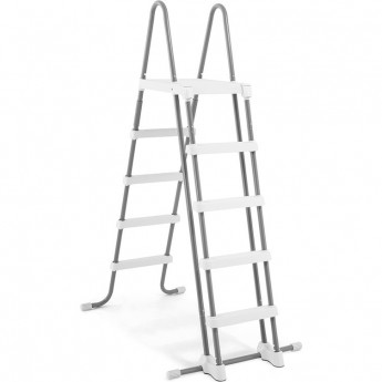 Лестница для бассейнов INTEX 28076 до 122 см, 3 ступеньки, с площадкой, с защитой Лестница для бассейнов INTEX 28076 до 122 см, 3 ступеньки, с площадкой, с защитой