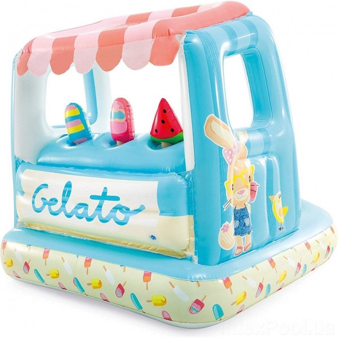 Водный игровой домик INTEX "МОРОЖЕНОЕ" 48672 Водный игровой домик INTEX "МОРОЖЕНОЕ" 48672